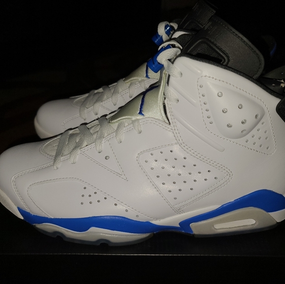 Used Nike Air Jordan 6 Sport Blue 2014 main image 5